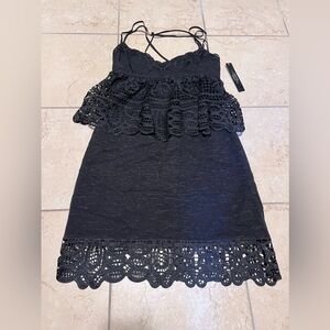 Tahari Black Lace Mini Dress 2